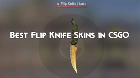 Best Flip Knife Skins In Csgo Playing History