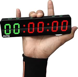 Jhering Gym Timer Portable Interval Timer With Rechargeable Battery