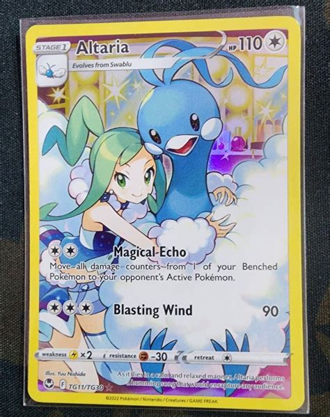 Pokemon TCG Cards Silver Tempest TG Flaffy Braixen Altaria