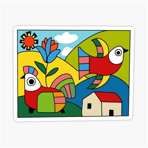 "Arte Salvadoreño " Sticker for Sale by SimplyVanza | Redbubble