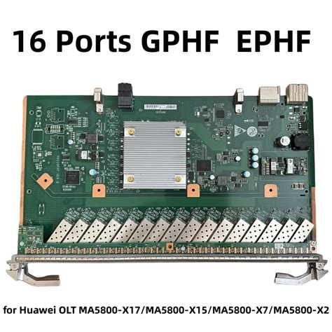 Placa De Interfaz E GPHF De 16 Puertos Tarjeta PON E GPON Con M Dulos