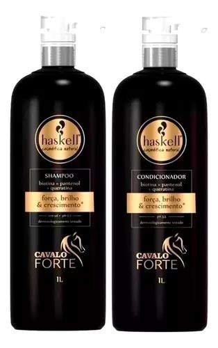 Kit Haskell Cavalo Forte Shampoo Condicionador 1l Parcelamento Sem