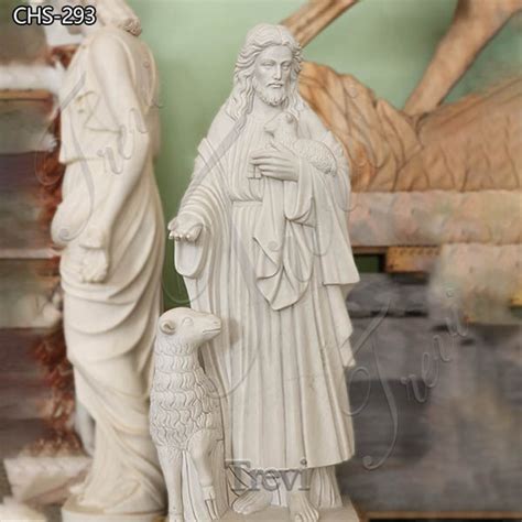 Jesus The Good Shepherd Statue Church Decor CHS-293