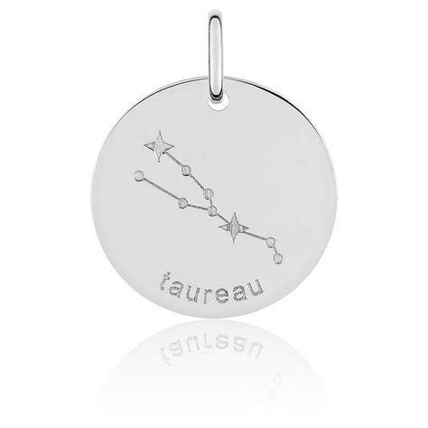 Pendentif Constellation Taureau Argent Emanessence Ocarat