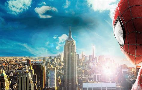 Wallpaper look, spider man, new York, the amazing spider man 2 images ...