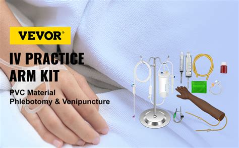 Vevor Phlebotomy Practice Kit Dark Skin Iv Practice Kit Venipuncture