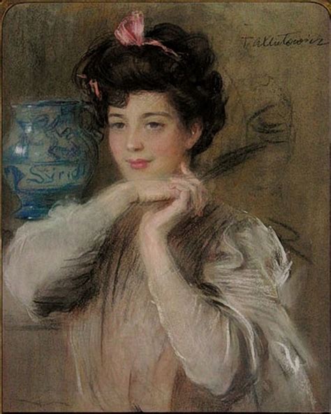 Teodor Axentowicz Academic Painter Portrait Portraiture Woman