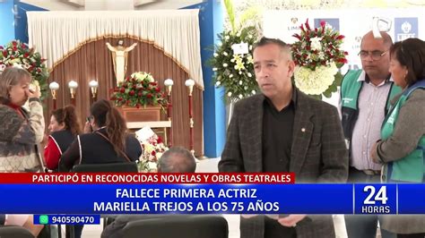 Mariella Trejos restos de actriz serán cremados en Cementerio Santa