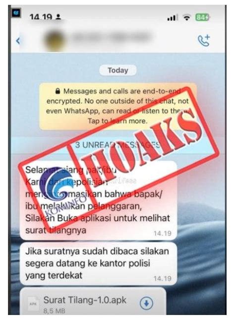 Waspada Penipuan Akun Whatsapp Mengatasnamakan Humas Polda