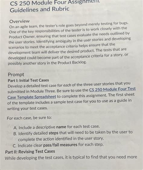 Solved Cs 250 Module Four Assignmetr Guidelines And Rubric