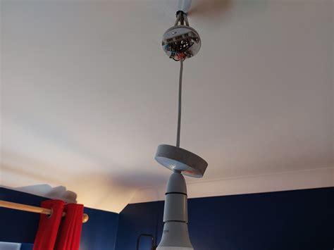 Installing new light fitting - retaining existing ceiling rose