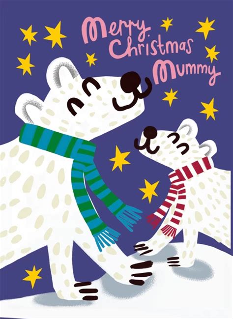 Merry Christmas Mummy Polar Bears By Aimee Stevens Design Cardly