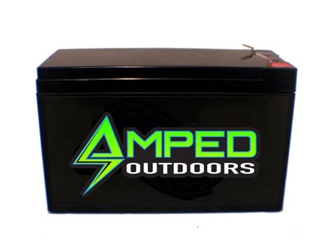 Amped Outdoors Lithium Batteries Lotwshq