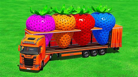 Transporting Strawberries With Scania Truck Farming Simulator