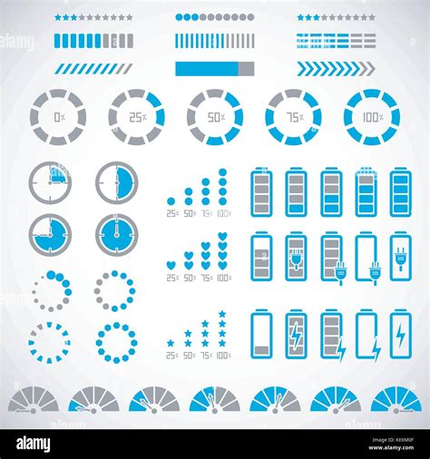 Vector Collection Of Indicators Vector Eps 8 Stock Vector Image And Art Alamy