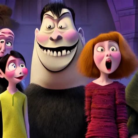 A Still From The Live Action Hotel Transylvania Movie Stable Diffusion