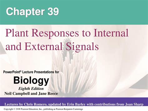 Plant Responses To Internal And External Signals Ppt Download