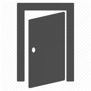 Door Icon, Transparent Door.PNG Images & Vector - FreeIconsPNG