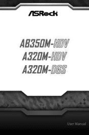 ASRock A320M-HDV Manual