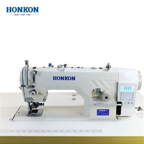 Mechatronics High Speed Computerized Lockstitch Sewing Machine Hk