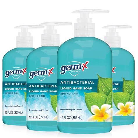 Germ X Antibacterial Hand Soap Moisturizing Liquid Hand