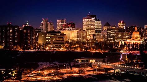 Day To Night Time Lapse Edmonton Ab Youtube