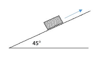 Solved A Kg Wooden Block Is Launched Up A Wooden Ramp Chegg