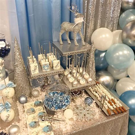 Kianias Baby Shower Catchmyparty Sweet Winter Wonderland