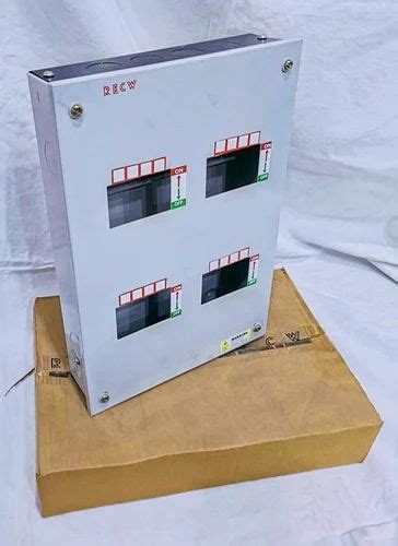 Single Door 6 Way Tpn Sd Gold Mcb Distribution Board At Rs 463 Piece In