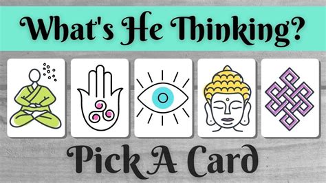 WHAT S HE THINKING FEELING Pick A Card Love Tarot Reading Twin