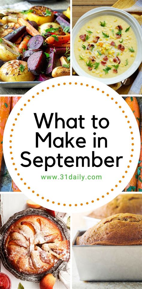 What To Make In September Recipes And Ideas Fall Dinner Recipes Fall