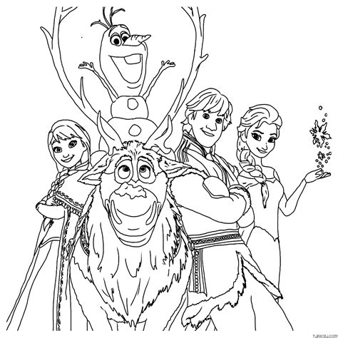 Girl Frozen Coloring Page Turkau The Best Porn Website