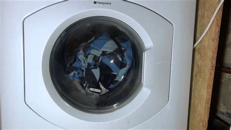 Hotpoint Hf8b593 Washer Cotton Standard 60 Superwash Main Wash 1 3 Youtube