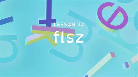 Lesson Flsz Rule Ufli Foundations Home Practice Youtube