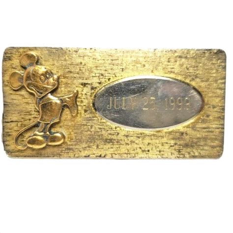 Disney Disney Vintage Mickey Mouse Gold-Toned Money Clip | Grailed