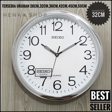 Jual Jam Dinding Seiko Mesin SKP Ukuran 32cm Shopee Indonesia