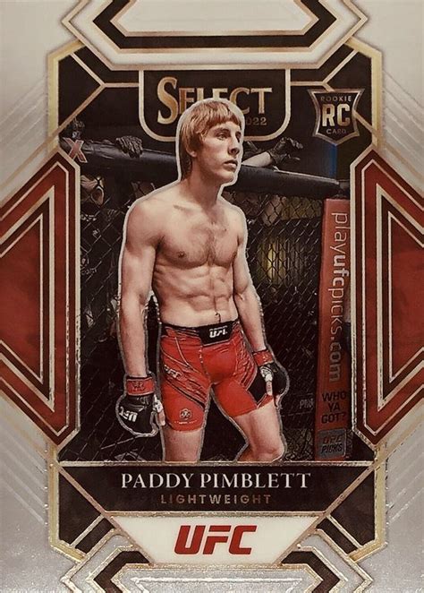 Paddy Pimblett Select Ufc Mezzanine Price Guide Sports Card