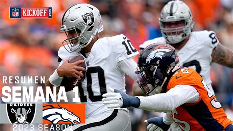 Las Vegas Raiders Vs Denver Broncos Semana Nfl Nfl