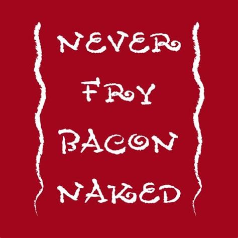 Attitude Aprons Fully Adjustable Never Fry Bacon Naked Apron Red One Size Fits Most Royal