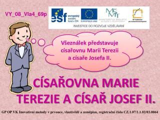 PPT CÍSAŘOVNA MARIE TEREZIE A CÍSAŘ JOSEF II PowerPoint Presentation