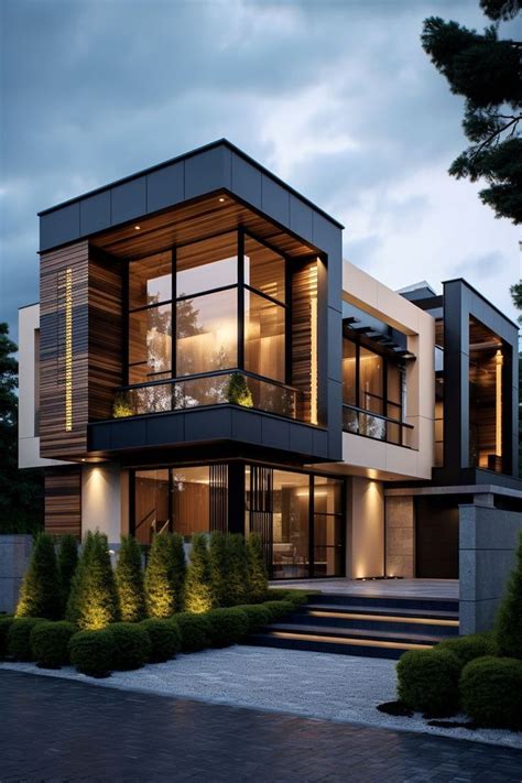 Contemporary Elegance: Stunning Two-Story Modern House | Modern house ...