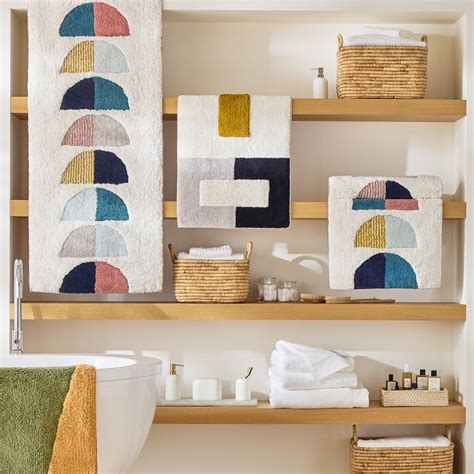 Half Moons Bath Mat West Elm