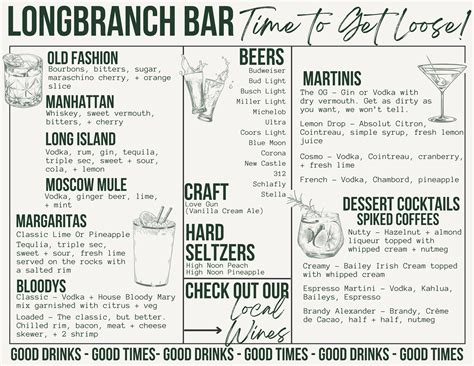 Drinks — Longbranch Bar Grill