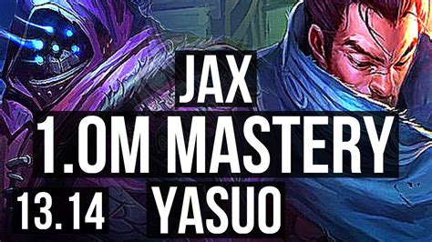 Jax Vs Yasuo Top 304 10m Mastery Kr Diamond 1314 Youtube