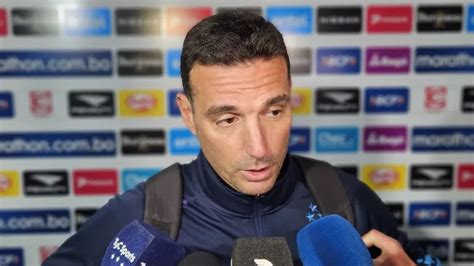 Lionel Scaloni Tras El Triunfazo De La Selecci N Argentina