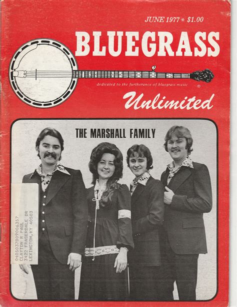 Contents Bluegrass Unlimited Index