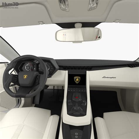 Lamborghini Estoque with HQ interior 2008 3D model - Vehicles on Hum3D