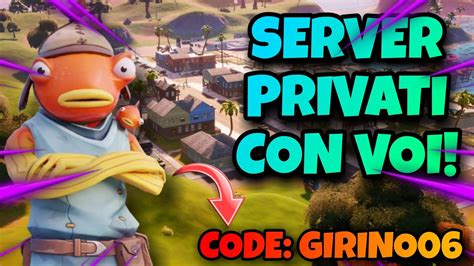 LIVE FORTNITE SERVER PRIVATI REGALO UNA SKIN O PASS BATTAGLIA SE