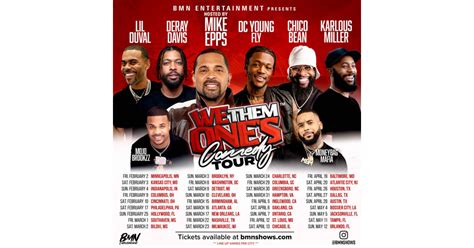 'We Them One's Comedy Tour' 2024 Tour Dates Have Been Released: Pre ...