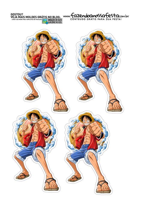 Apliques Caixinhas One Piece Fazendo A Nossa Festa